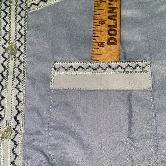 Al-Othaiman throbe kaftan prayer robe full length gray embroidered NEW size L - Picture 8 of 10